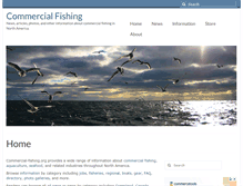 Tablet Screenshot of commercial-fishing.org
